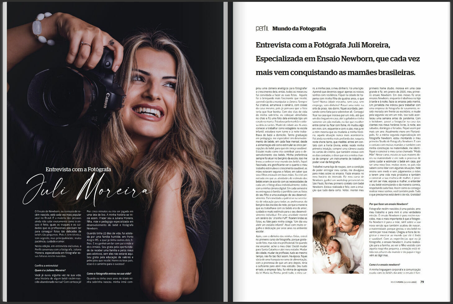 Foto Entrevista Revista Perfil Foto Entrevista Revista Perfil - Imagem 1